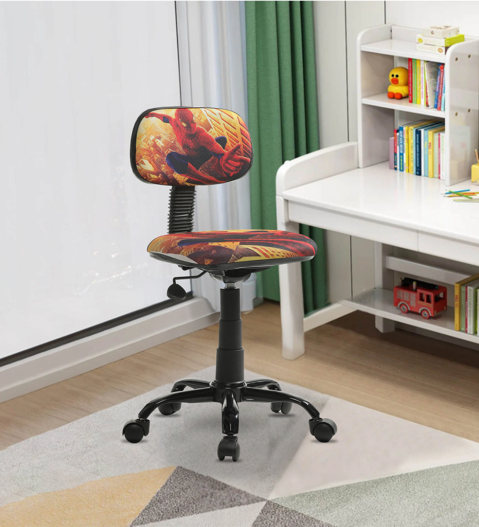 Ettorez Kids SINCERE SPIDERMAN Height Adjustable Study/Desk Chair