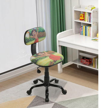 Ettorez Kids CHEERFUL CHOTA BHEEM Height Adjustable Study/Desk Chair