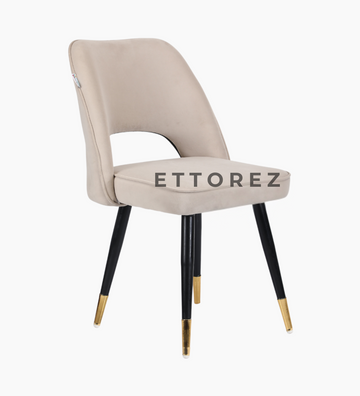 Ettorez Daisy- Beige Modish Accent Chair
