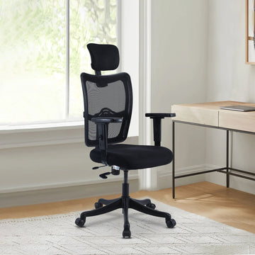 Ettorez CENTURY High Back Mesh Office Chair with Headrest